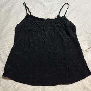 Forever 21 Silk Cami Tank Top Black Medium **FINAL SALE $5****